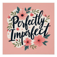 Citation de typographie florale parfaitement impar