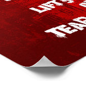 Poster Citation de typographie inspirante sur l'auto-éval (Coin)