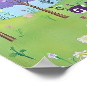 Poster Citation de verset biblique pour la nurserie de bé (Coin)