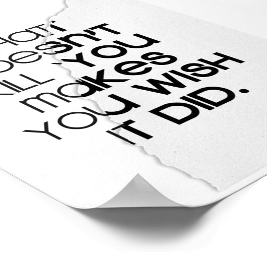 Poster Citation de vie (Coin)