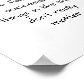 Poster Citation de vie motivante (Coin)