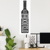 Poster Citation de vin (Bureau à domicile)