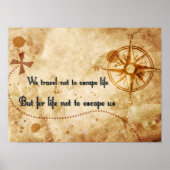 Poster Citation de voyage (Devant)