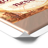 Poster Citation de voyage - Dalai Lama - Art print (Coin)