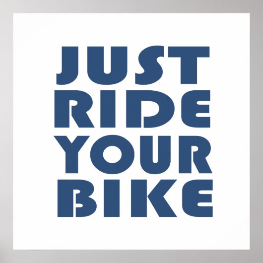 Poster Citation de VTT motivationnel - Cyclisme drôle (Devant)