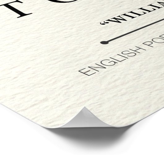 Poster Citation de William Shakespeare (Coin)