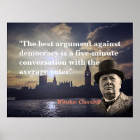 Citation De Winston Churchill Sur La Démocratie