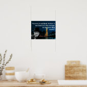 Poster Citation de Winston Churchill sur le courage (Cuisine)