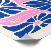 Poster Citation d'écriture JW Inspirational Blue Rose Flo (Coin)