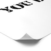 Poster Citation d'écriture Moliere (Coin)