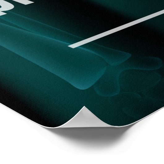 Poster Citation d'Edison, Ph.D. futuriste (Coin)