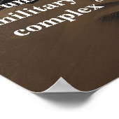 Poster Citation D'Eisenhower Sur Le Complexe Industriel M (Coin)