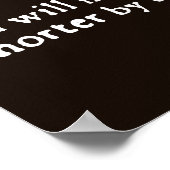 Poster Citation d'Elizabeth I sur la décapitation (Coin)