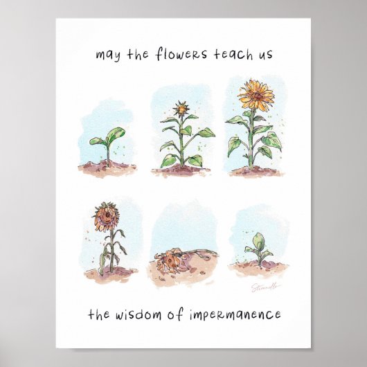 Poster Citation des fleurs (Devant)