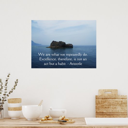 Poster Citation d'excellence Aristote (Cuisine)