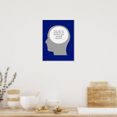 Poster Citation d'idée d'esprit étirée (Cuisine)