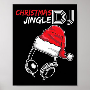 Poster Citation Dj Christmas Jingle - Dons Drôle Et Prese