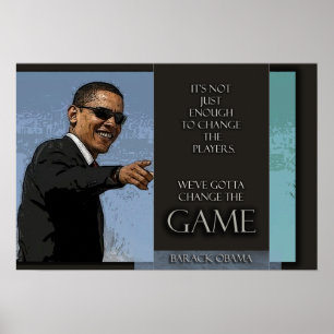 Poster Citation d'Obama