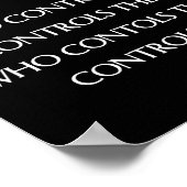 Poster Citation d'Orwell (Coin)