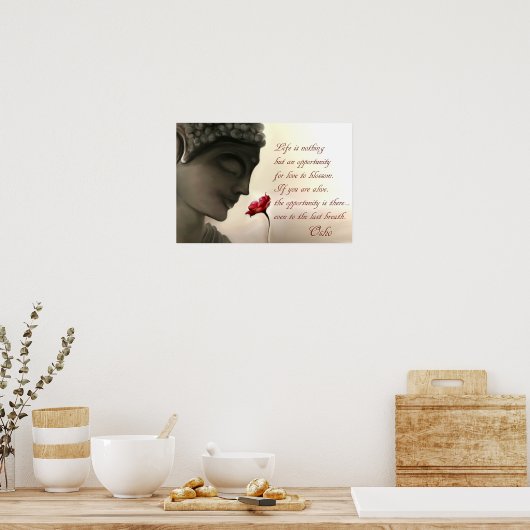 Poster Citation d'Osho (Cuisine)