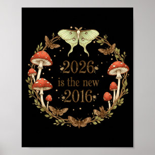 Poster Citation drôle Cottagecore Nostalgie 2016