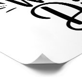 Poster Citation Drôle Cuisine (Coin)