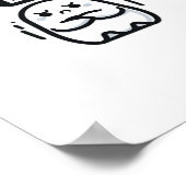 Poster Citation drôle de désapprobation Boo (Coin)