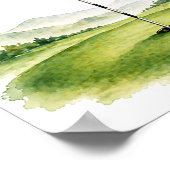 Poster Citation drôle de golf pour golfeur (Coin)