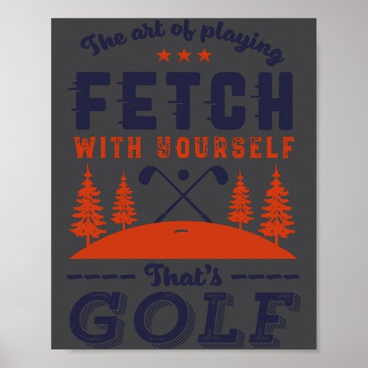 Poster Citation drôle de golfeur pour les golfeurs aiment (Devant)