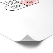 Poster Citation drôle de pharmacie (Coin)