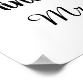 Poster Citation drôle de retraite de professeur de maths (Coin)