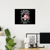 Poster Citation drôle de Trump 2020 (Bureau à domicile)