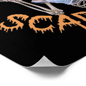 Poster Citation drôle d'Halloween pour infirmière Unité d (Coin)