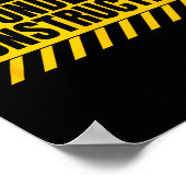 Poster Citation drôle en construction (Coin)