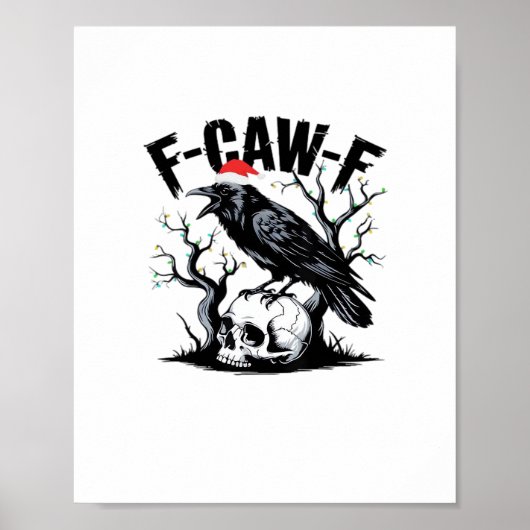 Poster Citation drôle essentielle F-Caw-F (Devant)