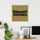 Poster citation drôle pour amateur de whisky (Bureau à domicile)