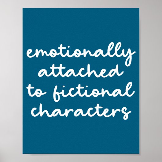 Poster Citation drôle pour les amateurs de livres Script (Devant)