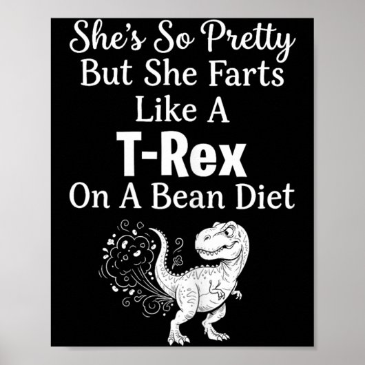 Poster Citation drôle sarcastique Humor Saurus (Devant)
