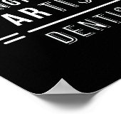 Poster citation du médecin ingénieur artiste dentiste (Coin)