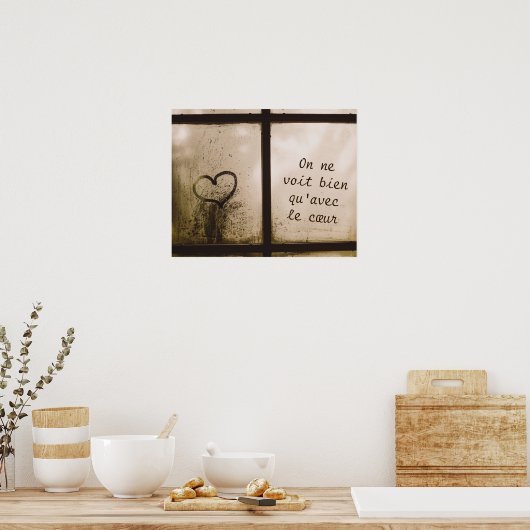 Poster Citation du Petit Prince (Cuisine)