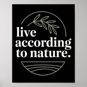 Poster Citation du philosophe stoïque masculin