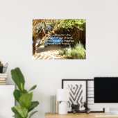 Poster Citation du rêve motivationnel Henry David Thoreau (Bureau à domicile)