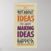 Poster Citation "Faire avancer les idées" (Devant)