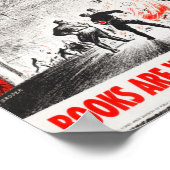 Poster Citation FDR Sur La Brûlure Du Livre - 2ÈME GUERRE (Coin)