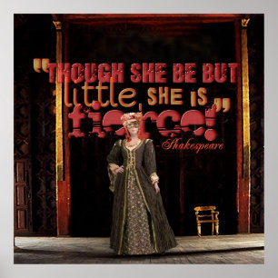 Poster Citation féroce de Shakespeare