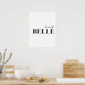 Poster Citation française "La vie est belle" (Cuisine)