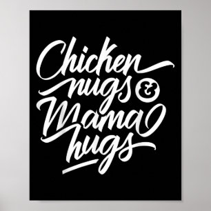 Poster Citation Graphique cool - Poulets Et Mama Hugs