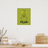 Poster Citation Grinch Mister Stink Stunk (Cuisine)