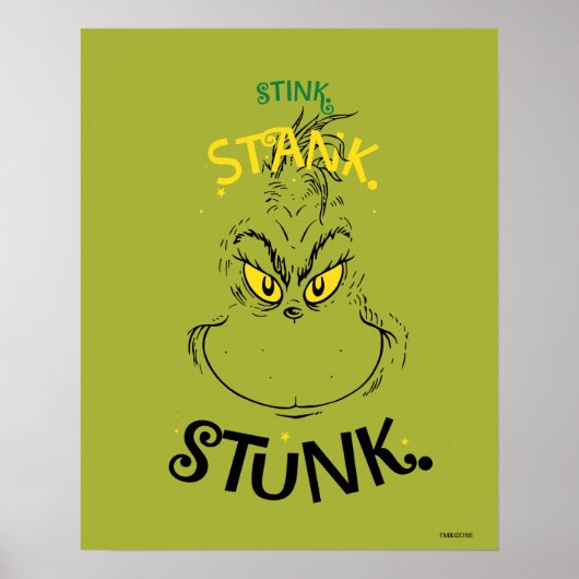 Poster Citation Grinch Mister Stink Stunk (Devant)
