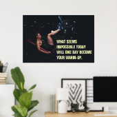 Poster Citation Gymnase Motivationnelle (Bureau à domicile)